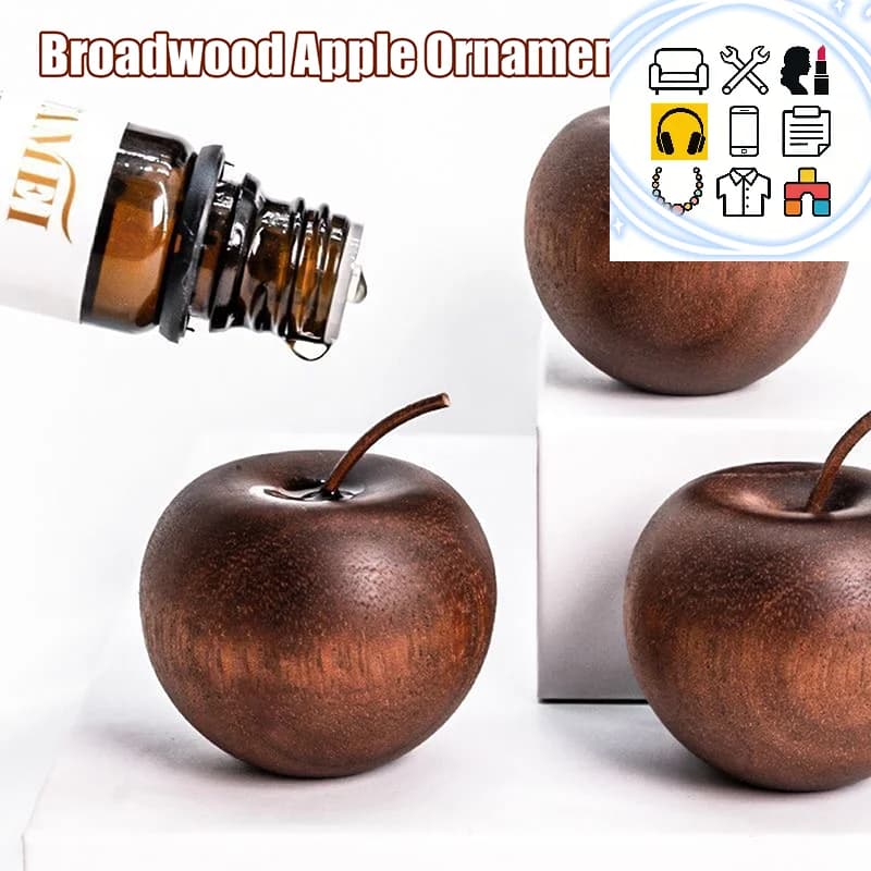 1/3 set di diffusori di fragranze per oli essenziali in legno, adatti per la decorazione di casa, bagno e auto