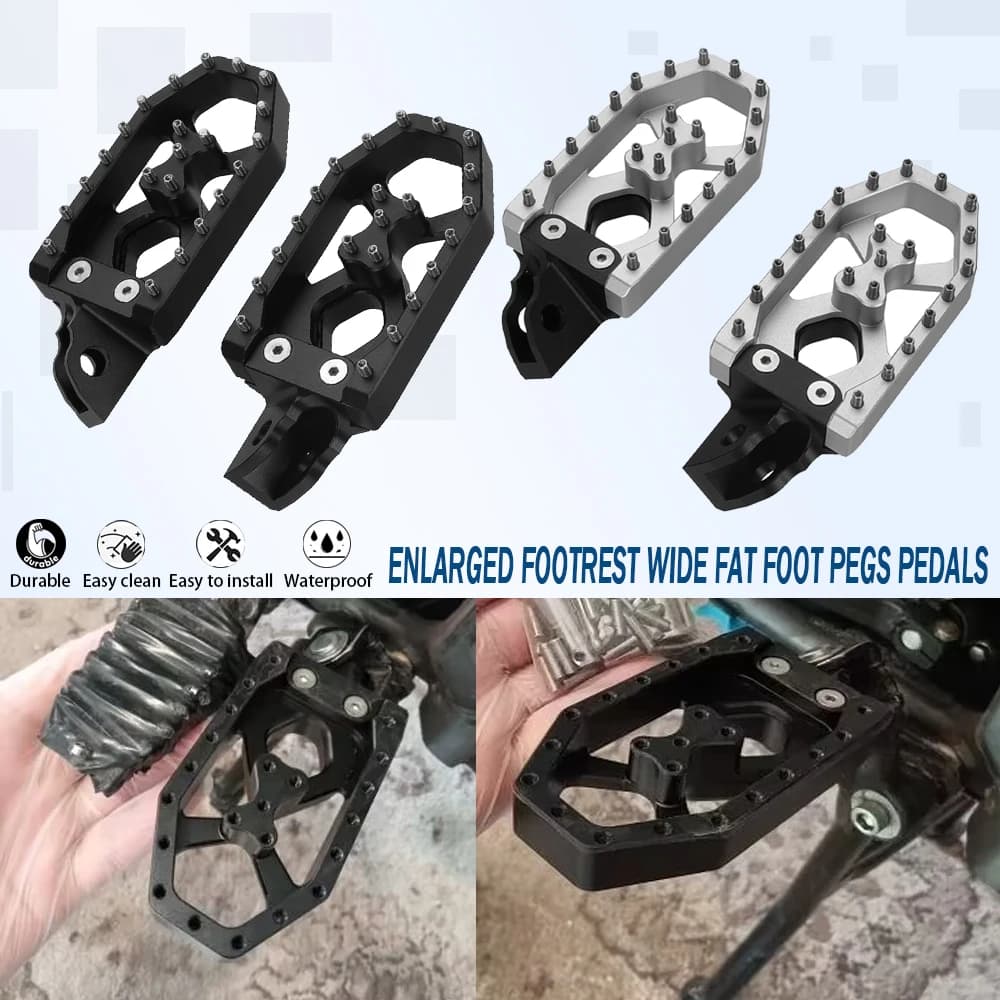 New for Suzuki DR 650 DR650/SE DR650 SE wide extended footrests footrests pedals 1996-2023 2022 2021