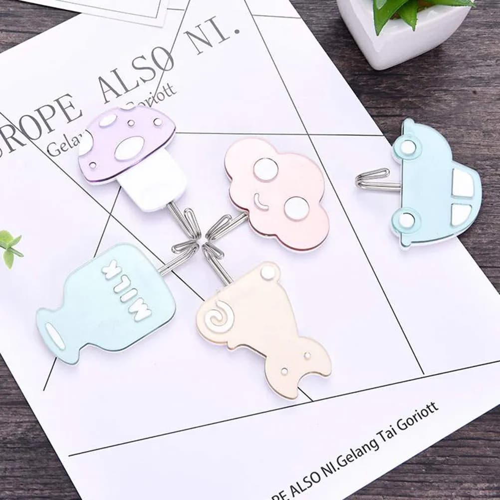3Pcs Heavy Duty Adhesive Hook Hanger Modern Plastic Wall Hook for Bathroom Dressing Room Clothes Towel Organizer Clean Home
