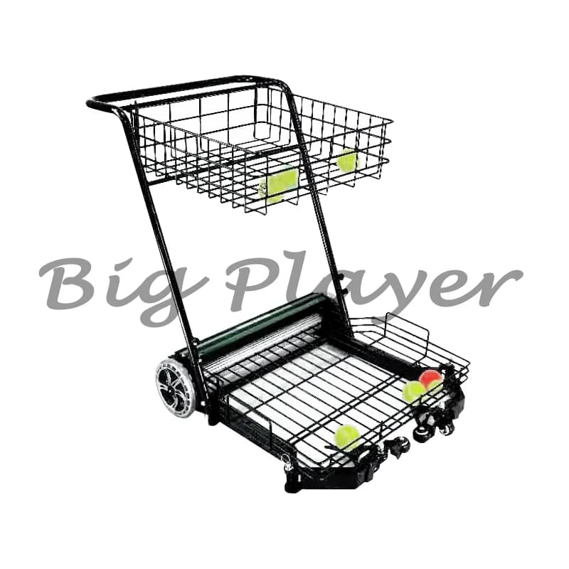 Carrello per la raccolta delle palline da tennis Secchio Carrello per la raccolta delle palline Cestino per palline da tennis Push-pull Bal