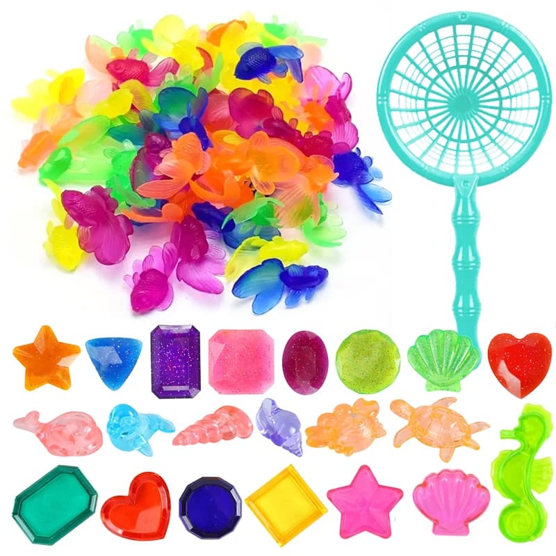 Simulated Red Fish/Pietra Precious Plastic Decoration Summer Pool Accessory for Fishing Tip for Diving Entertainment Equipment for Water Games TMZ