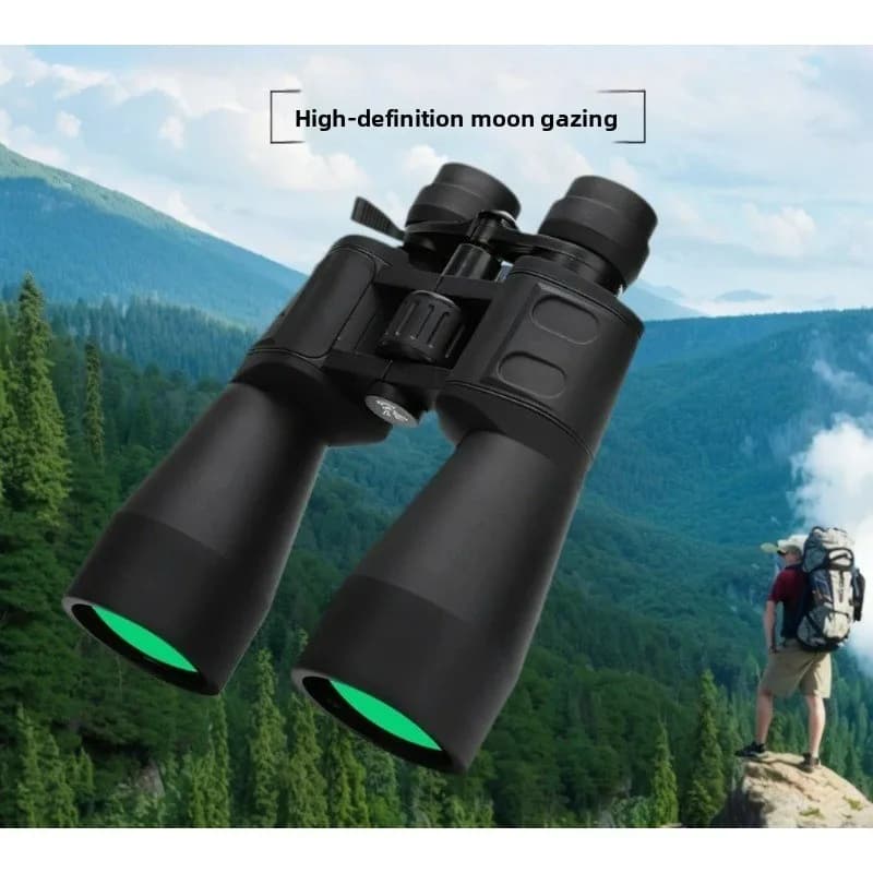 Binocolo zoom 10-380x100 ad alta definizione e ingrandimento elevato per escursioni all'aperto, visione notturna e caccia portatile