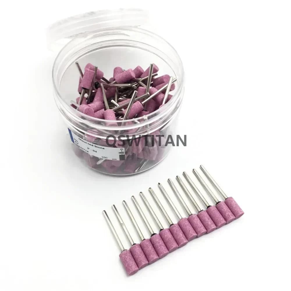 100 pz/scatola Dentale Ghia Ceramica Grossolana 2.35mm FG Frese Lucidatore Dentale 2.35mm Gambo Dei Denti Lucidatura