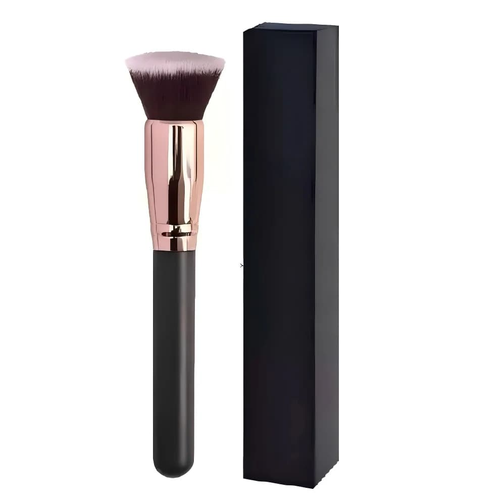 Flat Top Foundation Brush Premium Makeup Brush for Liquid, Cream, and Powder,Buffing, Blending, and Face