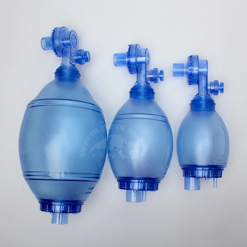 Veterinary Instrument for Respirator with Bag AMBU Simple Manual for Adult Children with Emergency Resuscitation airbag