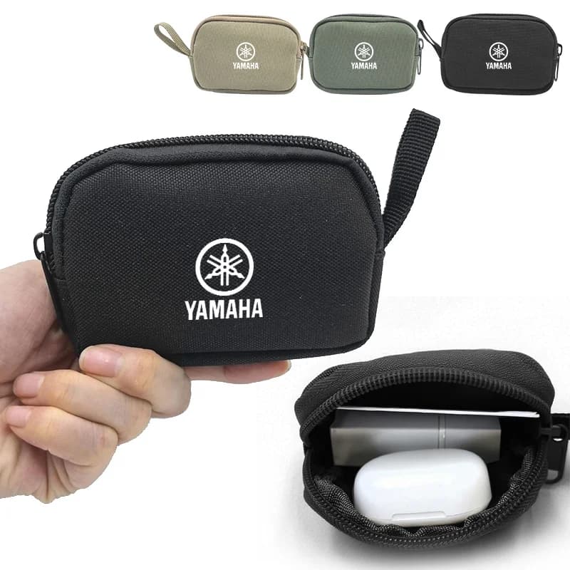 Mini Car Wallet Key Bag Earphone Travel Storage Bag For Yamaha R1 R3 R25 Mt-09 Mt07 Fazer Fz6 Xj6 R15 TMAX YS125 XTZ125 IB E8