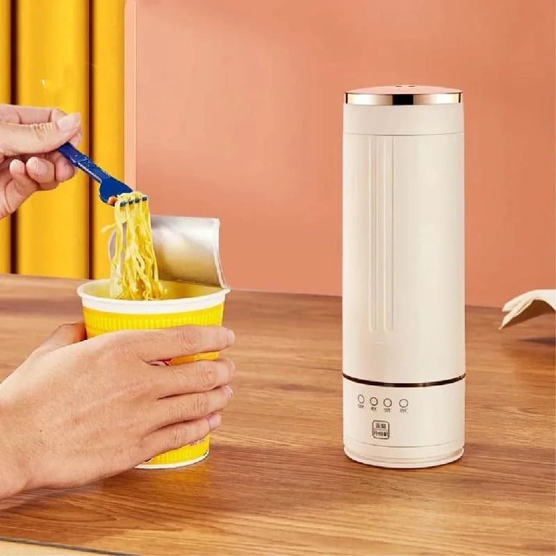 300W Portatile Mini Elettrico Riscaldato Tazza di Acqua Ufficio Temperatura Costante Acqua Bollente Pentola 4 Marce Viaggio Bollitore Elettrico 350ml