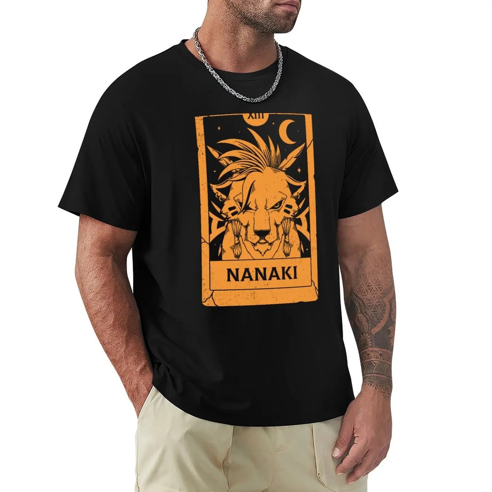 T-shirt Nanaki Tarot Card T-shirt sportiva leggera per la corsa
