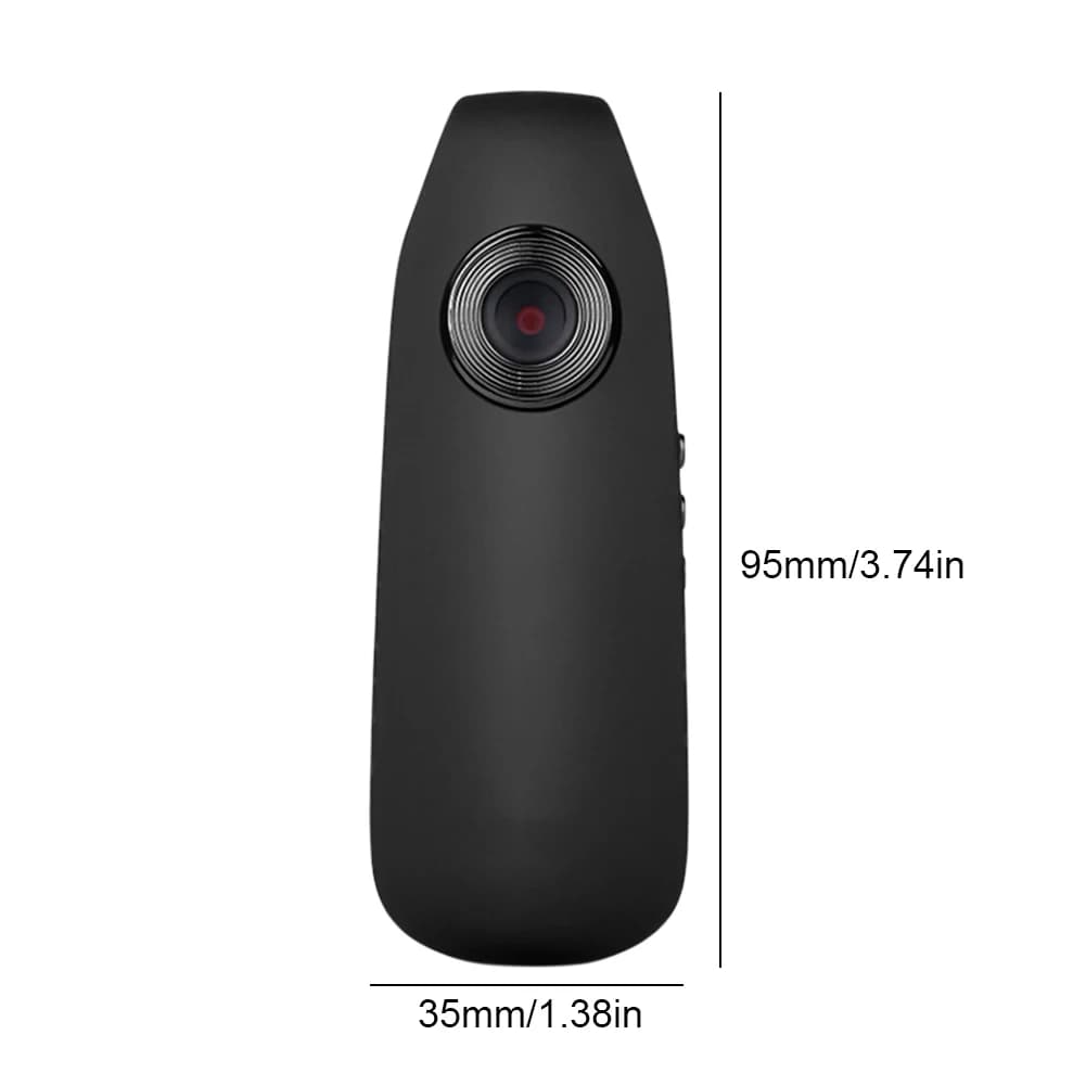 Cycling Video Recorder with Back Clip Mini Camcorder Motion Activate Portable Law Enforcement Recorder Recording High Speed