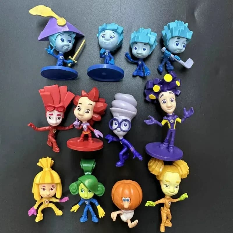 Bambola di cartone animato Giocattoli per bambini Il modello Fixies Action Figure Ragazzi Ragazze Regali di compleanno