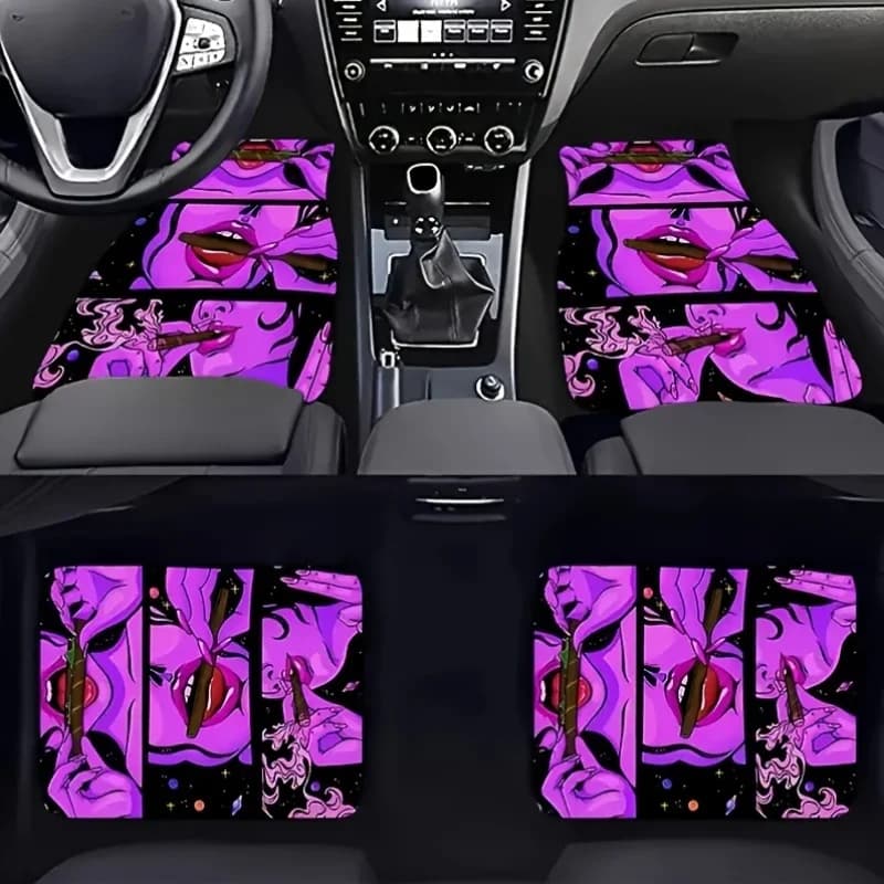 This Collection Includes Four Universal Floor Mats Suitable For Cars, Suvs, And Trucks. Made From Sturdy Polyester, These Mats Y