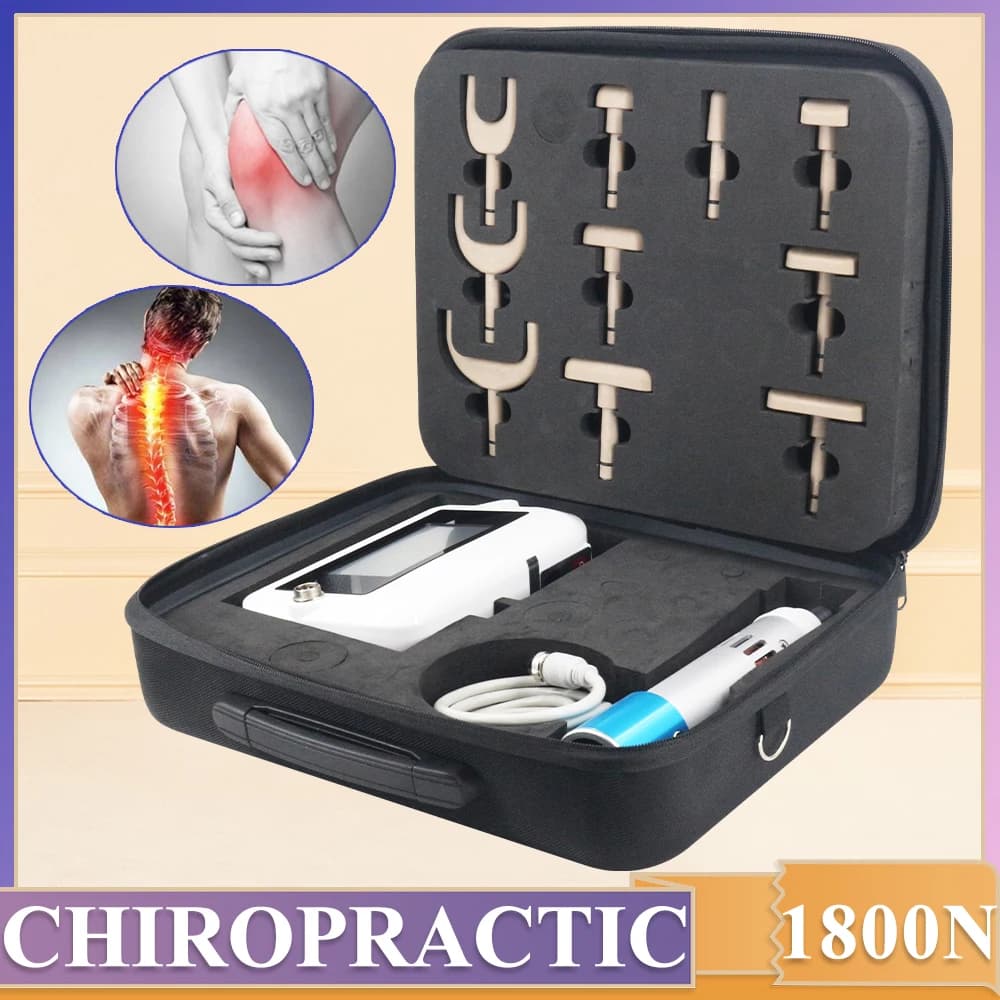 Professional Electric Chiropractic Gun 1800N Powerful Spine Back Pain Relief Massage Correction Electric Massager 2026 Hot Sale