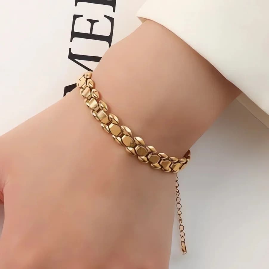 Braccialetti placcati argento color oro 18 carati all'ingrosso per uomo donna gioielli di moda eleganti festa di nozze regalo di natale 18 + 5cm