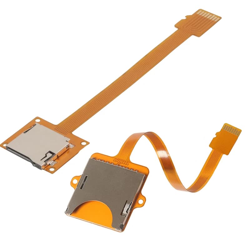 Per kit scheda di memoria Micro-SD TF maschio a SD femmina prolunga cavo FPC piatto morbido