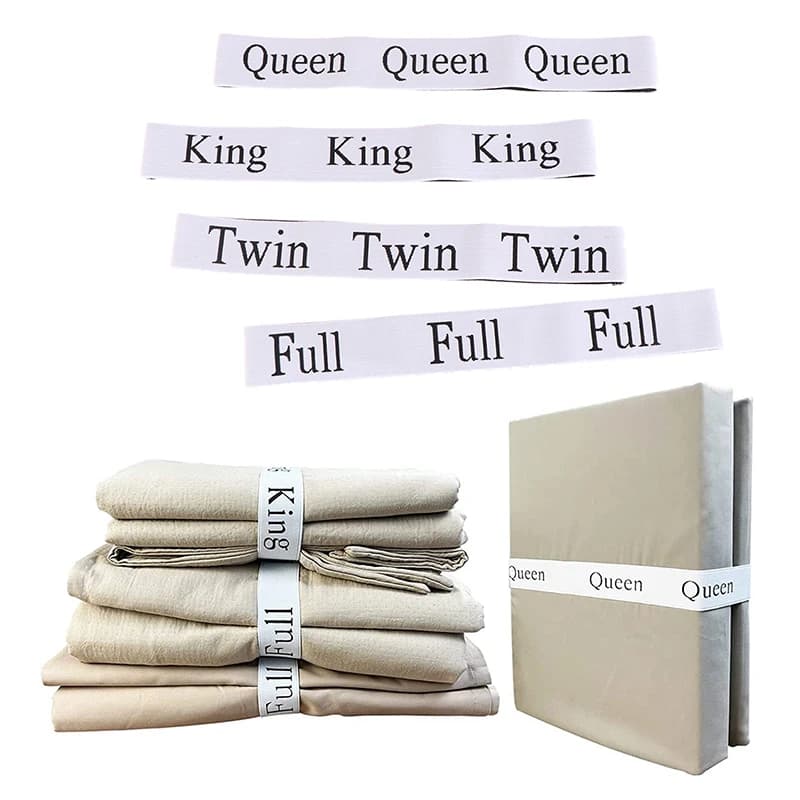 Elastici per Organizzare Lenzuola, Organizzatori per Armadio Biancheria, per Lenzuola Pieghevoli, Federe e Piumoni