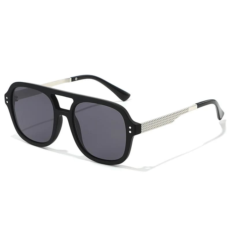 2026 New Retro Pilot Sunglasses Women Men Double Beam Square Frame Sun Glasses Classic Stylish UV400 Protection Shades