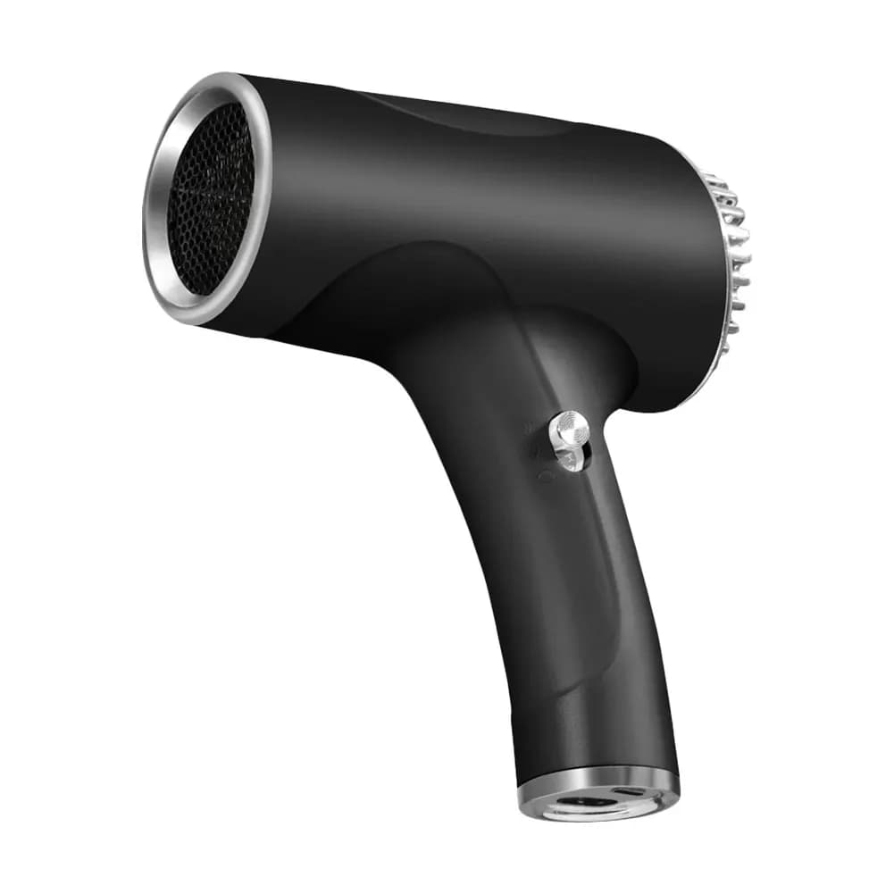 Portable Hair Dryer 2600mAh Wireless Anionic Hair Dryer 40/500W Powerful USB Rechargeable 2 Marchs for Home Travel dorm