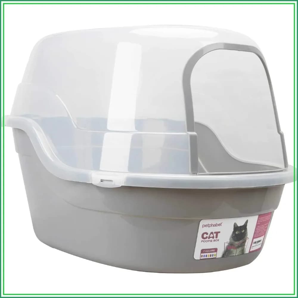 Jumbo Hooded Cat Litter Box, Extra Large, High Sided, Enclosed with Door, Odor Control