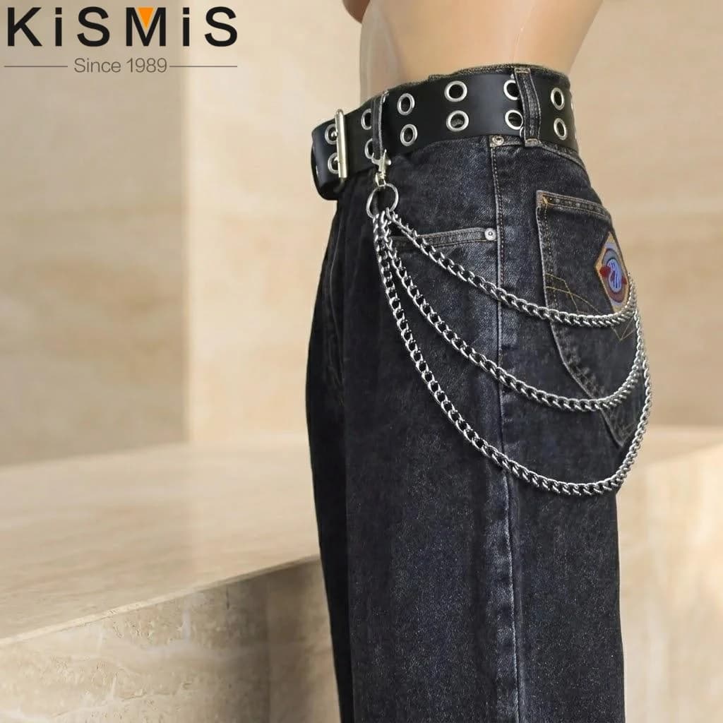 Punk Street Multilayer Pants Chain, Key Chain, Wallet Belt, Hip Hop Jewelry, Body Chain, Hipster Keyring, Body Jewelry