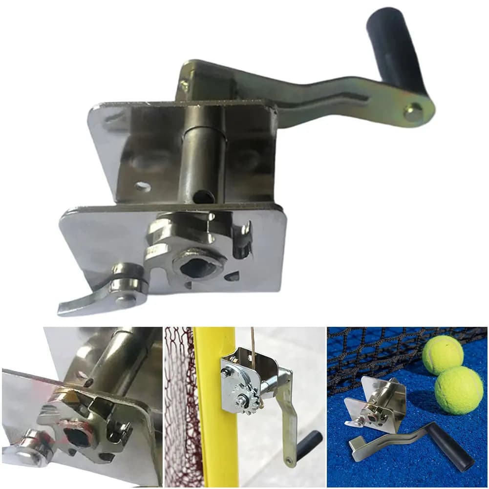 Tenditore per Rete Sportiva, Attrezzatura per Allenamento, Tenditore Manuale a Manovella per Reti da Pallavolo e Badminton