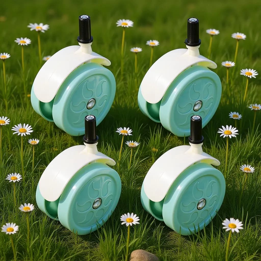 4 ruote di ricambio universali silenziose e girevoli per passeggino, adatte a sistemi di viaggio per neonati, accessori resistenti all'usura