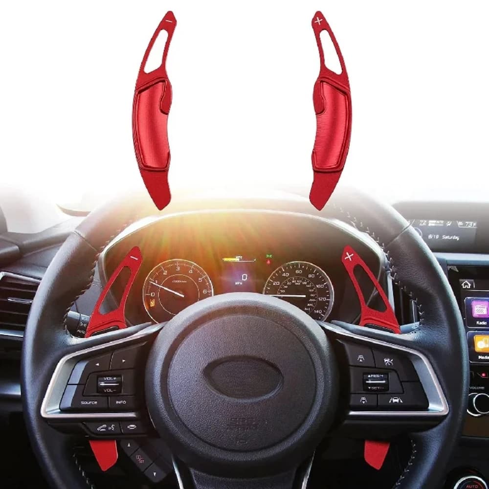Copertura di estensione del cambio al volante in alluminio per Subaru BRZ Forester Impreza WRX Legacy Outback XV Crosstrek