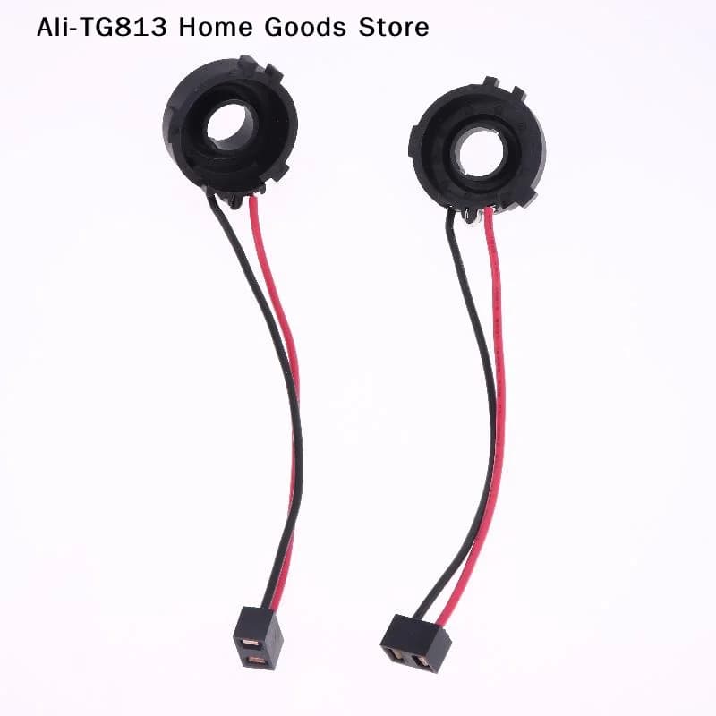 [TG813] 2 Pezzi Supporti per Fari per Golf 7 MK7 MK6 Tiguan Sharan Multivan Touran Scirocco Passat B7 Adattatori per Portalampade H7 LED