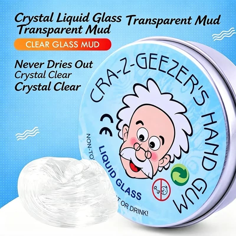 New Reusable Putty Liquid Crystal Bouncy Slime Toy Set Kid Safe Mud Stress Relief Toys Color Clay Handmade DIY Handgum Playdough