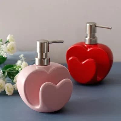 Bella bottiglia di emulsione in ceramica da 450 ml Gel doccia Shampoo Dispenser di sapone liquido Bottiglia di disinfettante per le mani Bottiglie da bagno Accessori per il bagno