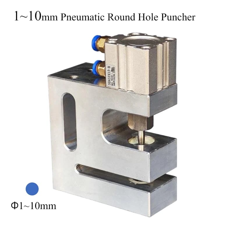 1Pc Depth 55mm Series Pneumatic Hole Puncher For Bag Making Machine Round Hole Punching Suit PVC/PO/OPP/PE/CPE/PPE Materials