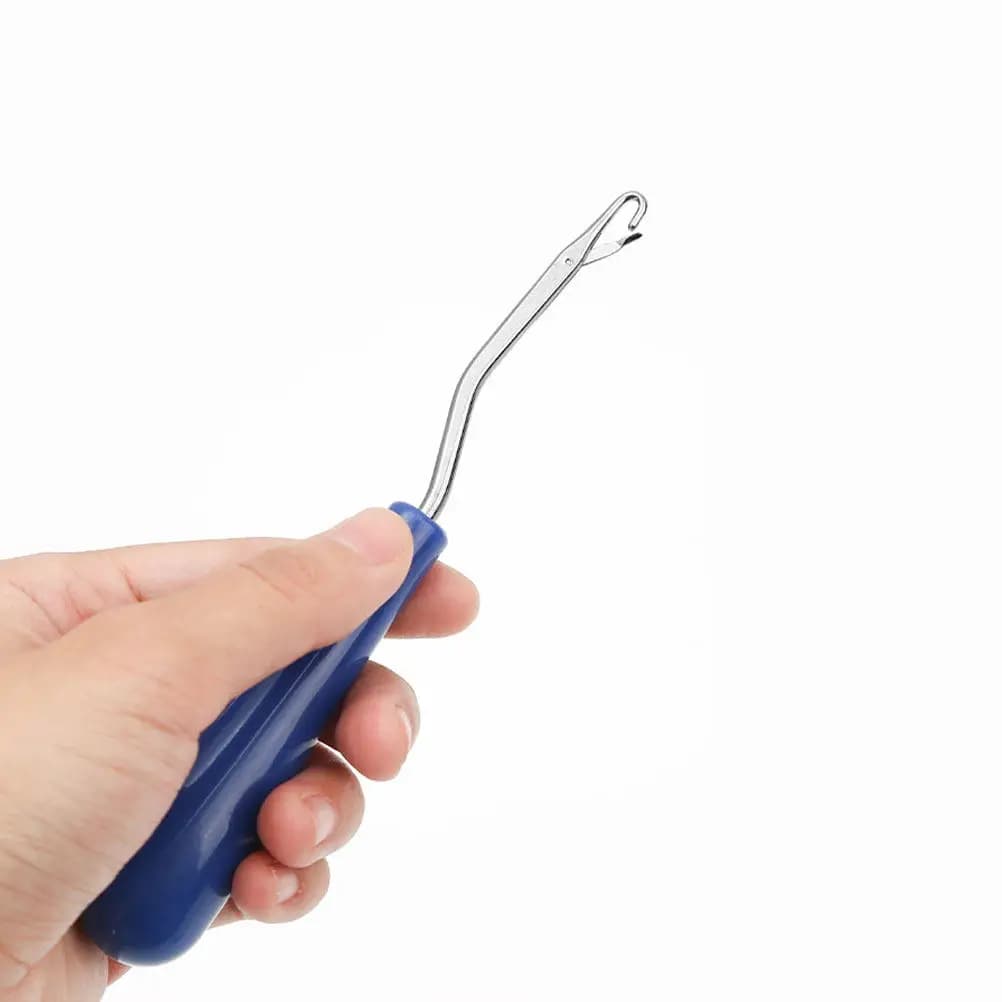 Ergonomic Crochet Hook Kit Stainless Steel and Plastic Material for Beginners and Experts Knitting Tool Sweater Scarf Hat