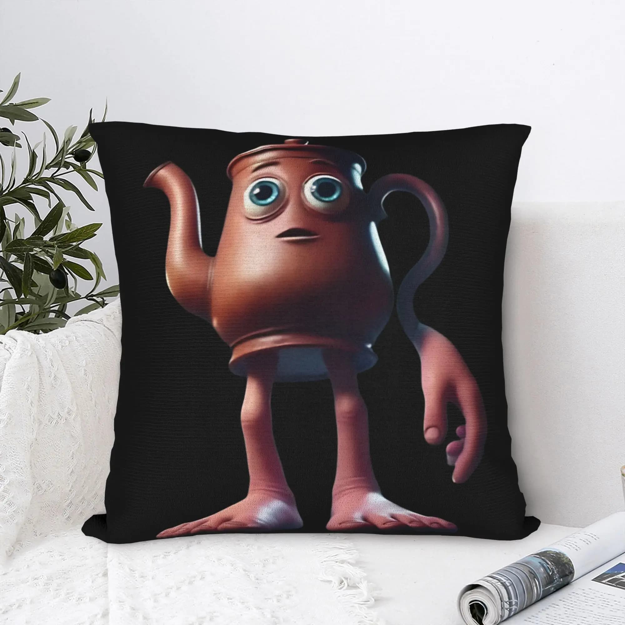 Ta Tung Sahur Italian Brainrot Pillow Case Federe Grafiche Vintage per Soggiorno, Letto e Sedia