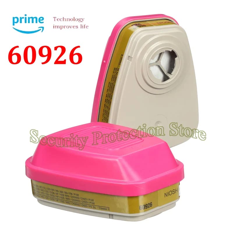 P100 60926 NIOSH Respirator Cartridge/filter against organic vapours Ammonia Acid gas Metilamine Formaldehyde and particulates