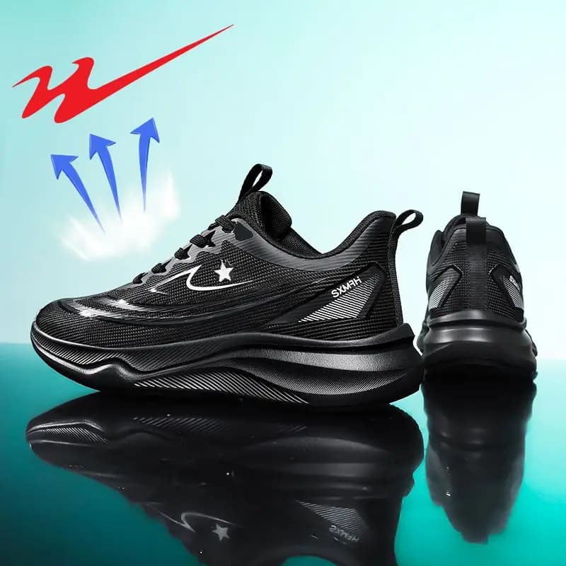 Scarpe da Corsa Casual Leggere in Mesh per Uomo, Sneakers Traspiranti, Calzature Sportive Comode Antiscivolo per Uso Quotidiano all'Aperto