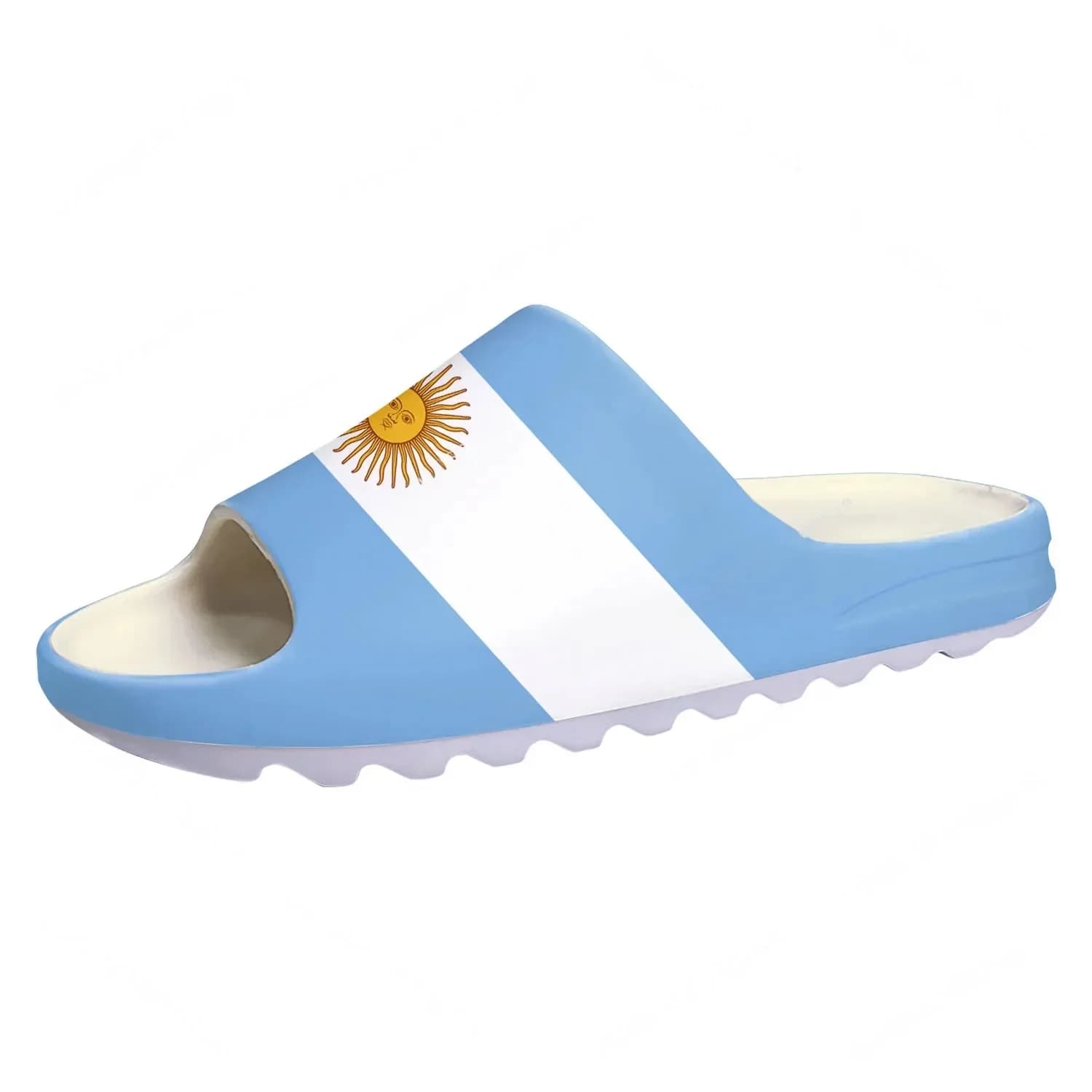 Ciabatte con Bandiera Argentina, Suola Morbida, Zoccoli da Casa, Scarpe da Spiaggia, Sandali Personalizzabili per Uomo, Donna e Ragazzo