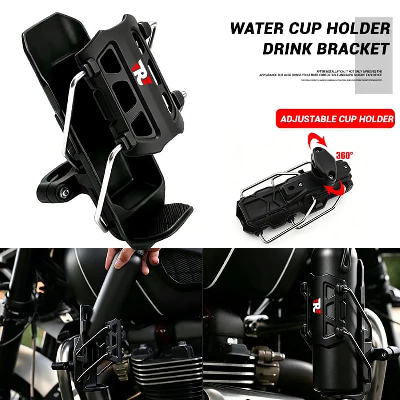 For Royal Enfield Himalayan 411 450 Bullet Meteor Classic 350 Guerrilla450 Interceptor650 Water Bottle Cage Drink Cup Holder