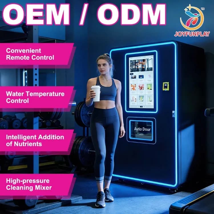Large Capacity Smart Protein Powder Vending Machine Multi Flavor Touch Screen for Gym Fitness Hotel