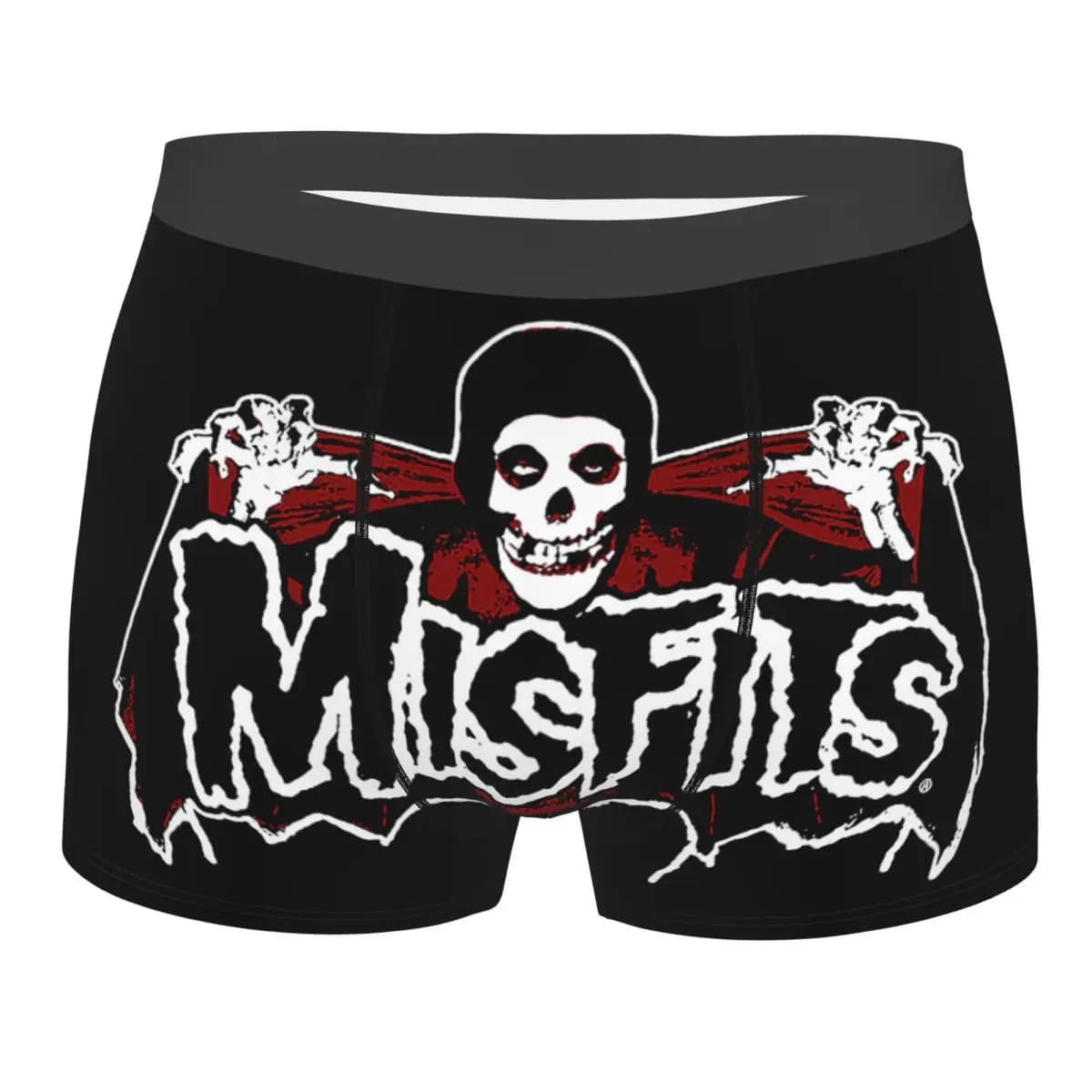 Punk Rock Band Misfits Intimo da uomo con stampa sexy, boxer personalizzati