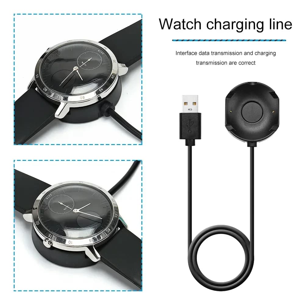 Caricabatterie per orologio Accessori per smartwatch Cavo di ricarica per orologio Caricabatterie per orologio intelligente per Nokia Steel HR Uomo 40mm