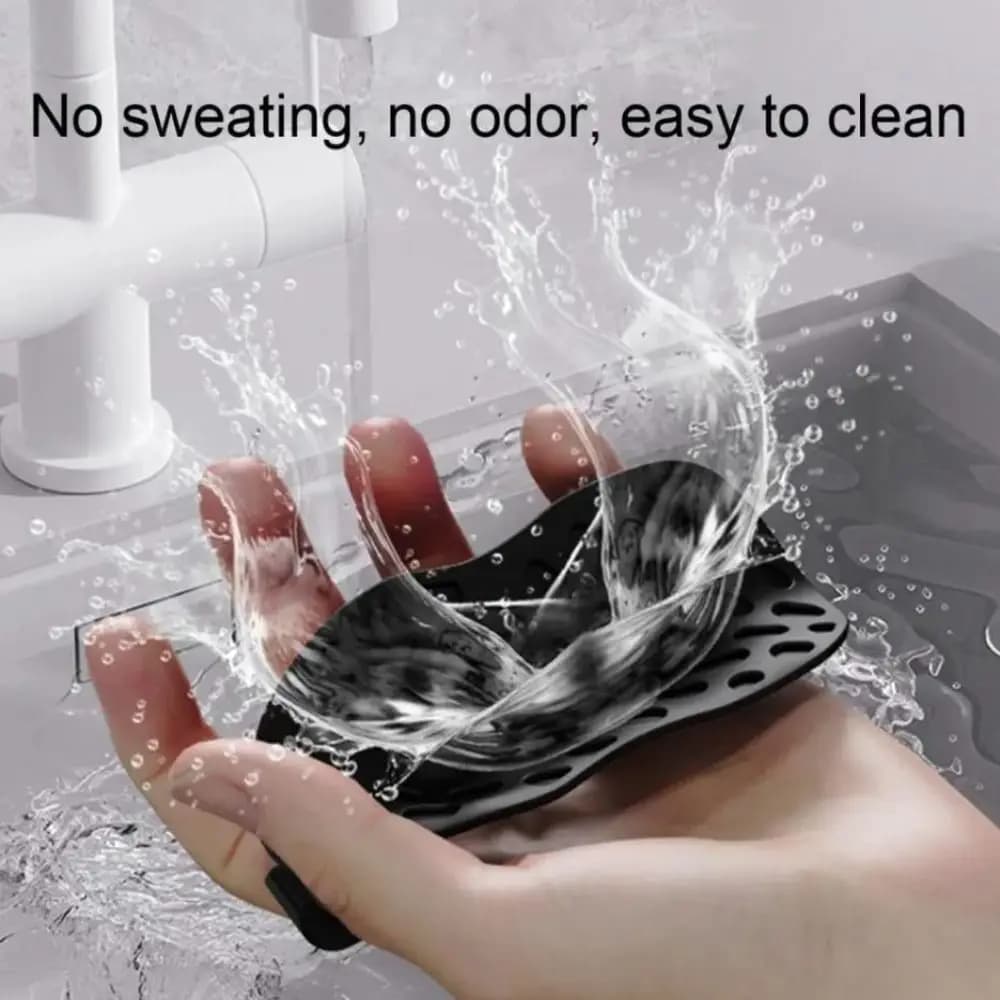 1 Paio di Impugnature Ergonomics per Sollevamento Pesi, Gloves da Palestra Elastici Antiscivolo, Silicone Anti- friction grips for Palms, per Trazioni