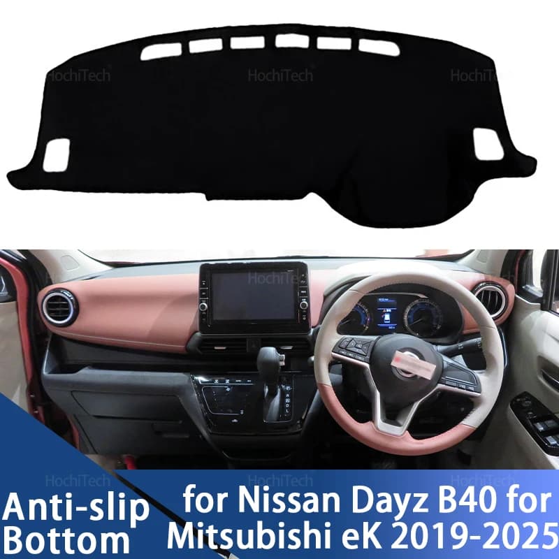 Per Nissan Dayz B40 per Mitsubishi EK 2019-2025 Copertura del cruscotto dell'auto Evitare la luce Pad Strumento Piattaforma Copertura Tappeto Accessori