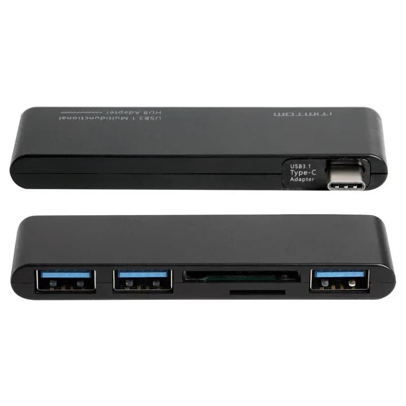 Convertitore splitter USB hub USB 3.0 5 in 1 Adattatore per lettore di schede SD/TF da 5 Gbps per PC portatile desktop MacBook Pro