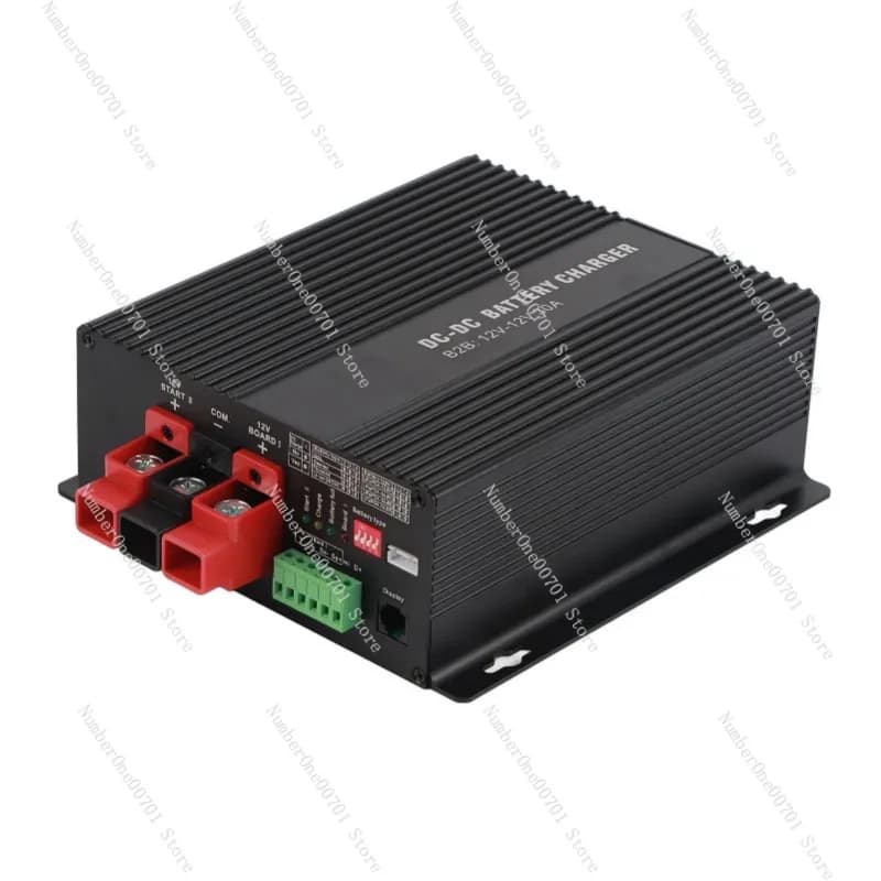 DC-DC Charger with Solar Control, Mobile APP Connection, Automatic Car Charger 12V 30A, Solar Charger