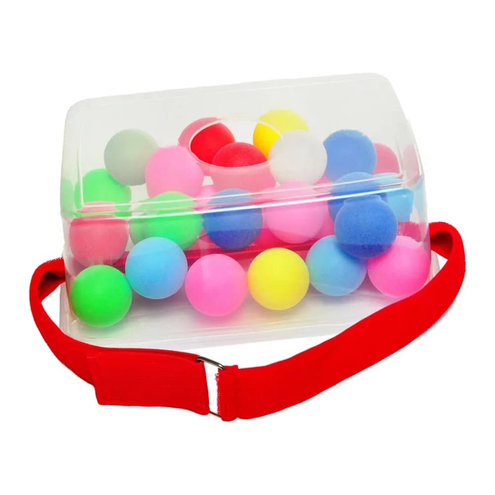 Box Rooster Egg Laying Game: Divertente Gioco con Uova Scuotibili, Scatola con Palline da Ping Pong, Corda Elastica, Box Portatile per Danza sui Fianchi, Giochi all'Aperto