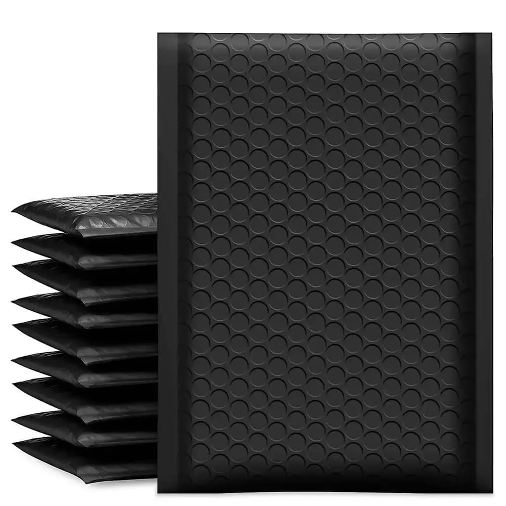 10Pcs New Soft Bubble Mailers Pearlescent Film Waterproof Shipping Bags Self Sealing 11/15/18cm Black Foam Envelope
