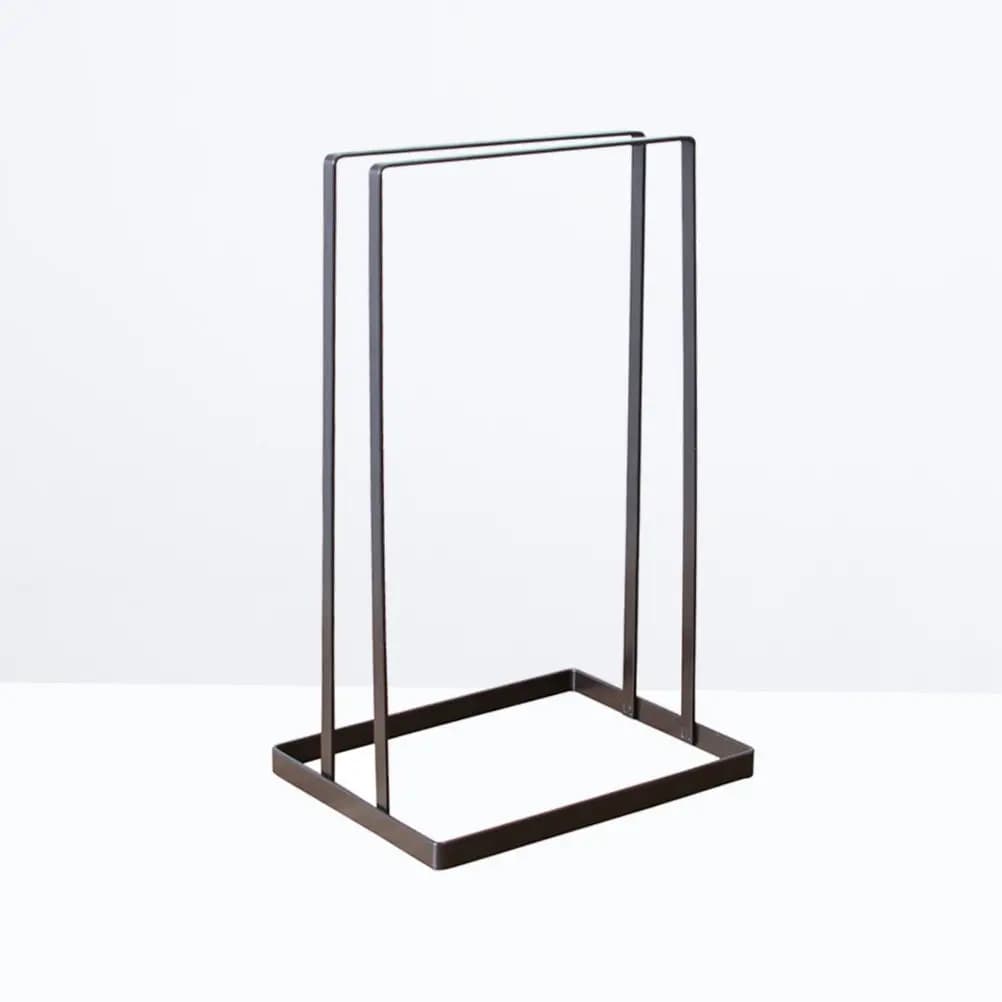 Premium Paint Coated Iron Clothes Hanger Organizer Rack for Home Closet Storage Space Saving Hangers Holder Stand