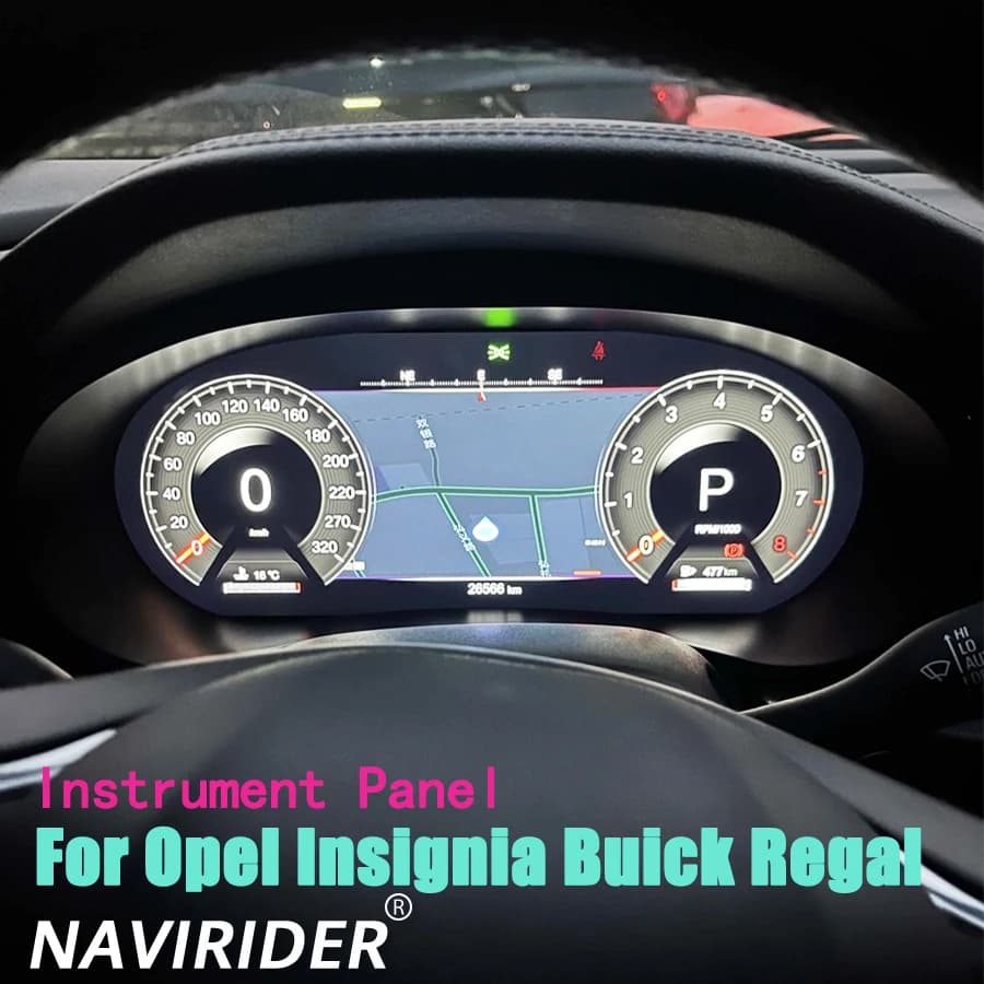 For Opel Insiginia Buick Regal 2009 2014 2015 2018 2020 2024, Car Accessories Instrument Panel LCD Dashboard Speedometer Cluster