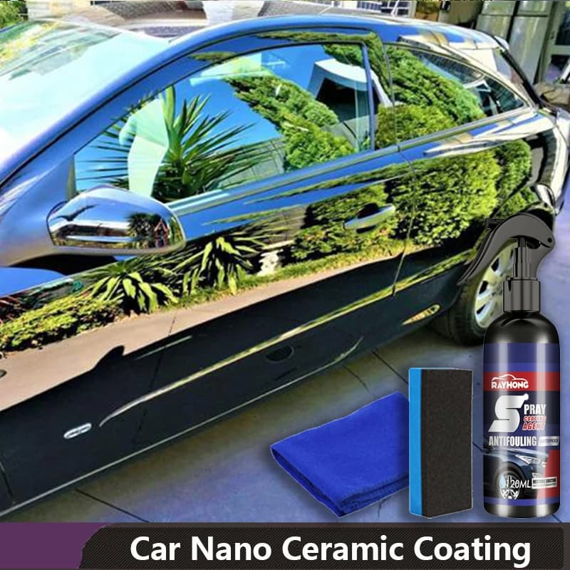 Car Nano Ceramic Coating Quick Film Spray antigraffio idrofobo protezione della vernice cera schiarente Car Detailing Polish Kit 120