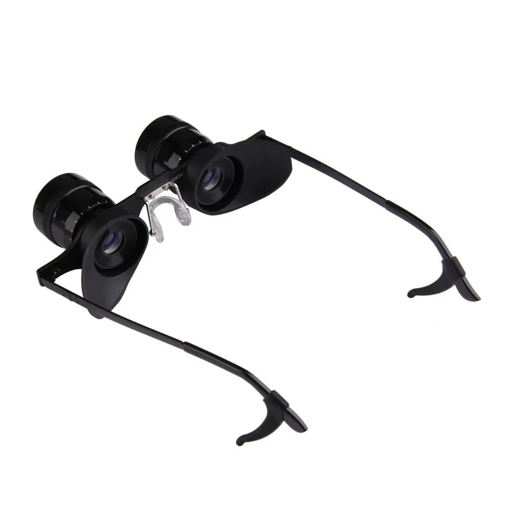 Nuovi occhiali 10x34 da pesca 66g telescopio binocolo ultraleggero a mani libere