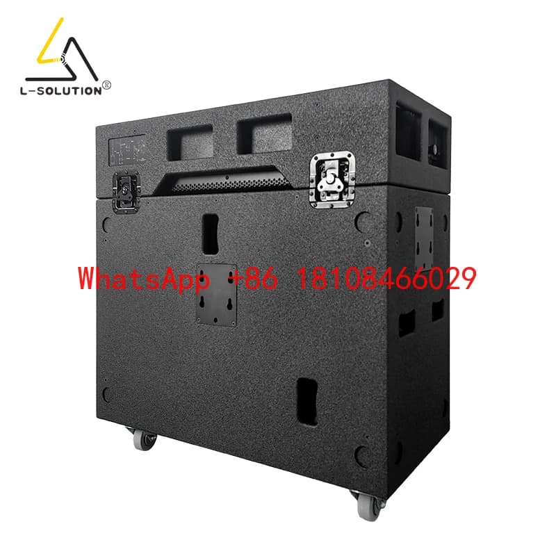Sistema di Altoparlanti a Colonna Attiva L-solution 4 Ohm 2500W, Sistema Audio Professionale